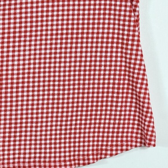 Lands' End Red Gingham Tank Top - Picture 3 of 6